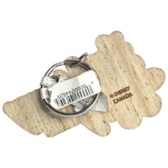 Disney Cruise Line Wooden Keychain New - Picture 2 of 2
